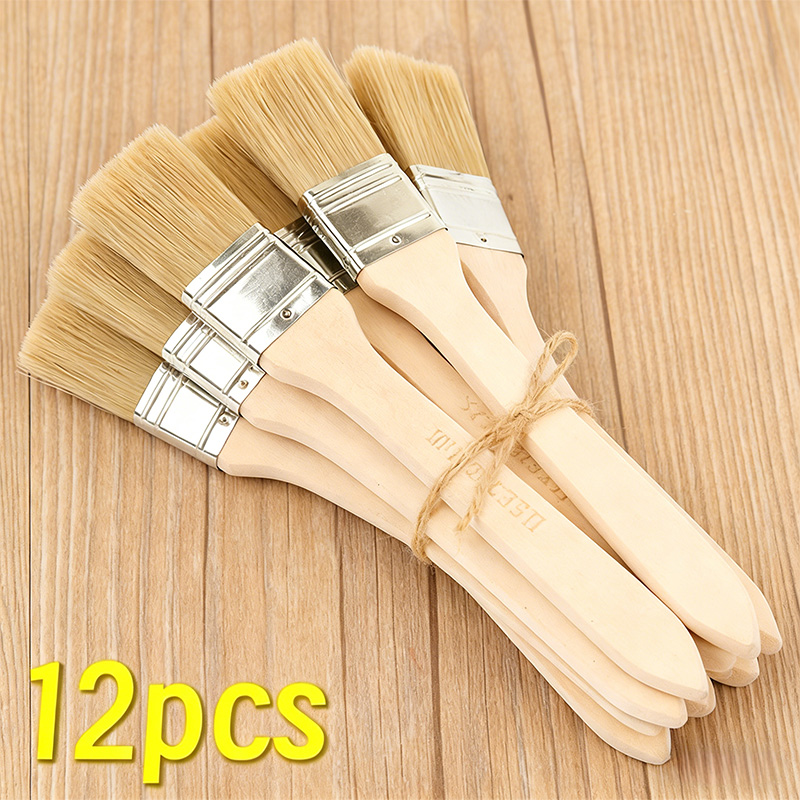 Universal Furniture Hardware - 1-24 Buah Set Kuas Cat Profesional