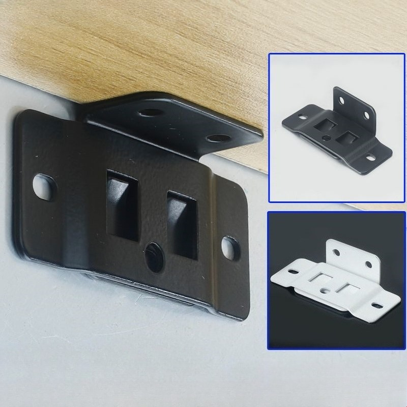 Furniture Hardware Connectors - 4Set Rak Furnitur Dua-Dalam-Satu Kecil Kokoh