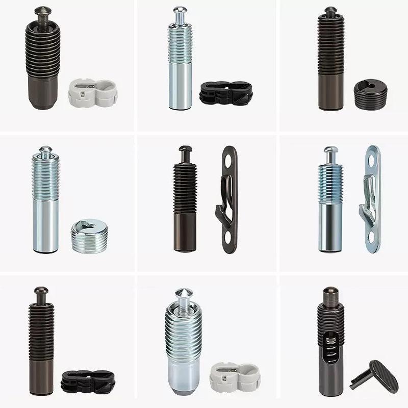 Furniture Hardware Connectors - 5 Set Konektor Elastis Tak Terlihat