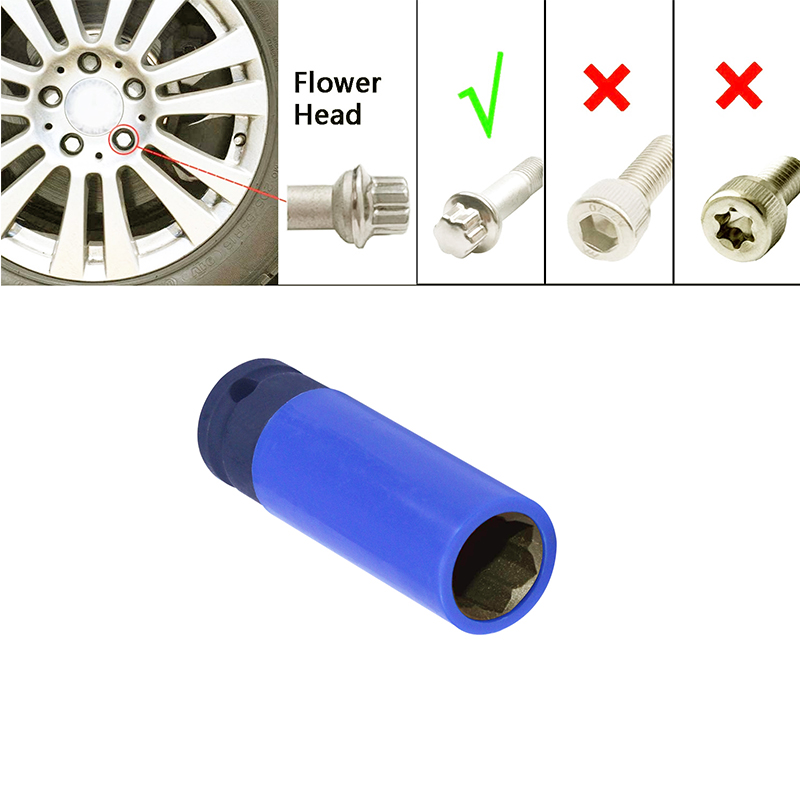Universal Furniture Hardware - Kunci roda Universal 17mm, kunci soket