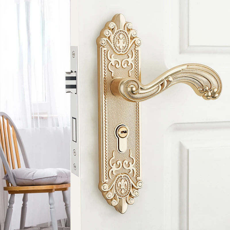 Furniture Hardware Fitting - Gagang Pintu Interior Eropa yang Senyap,