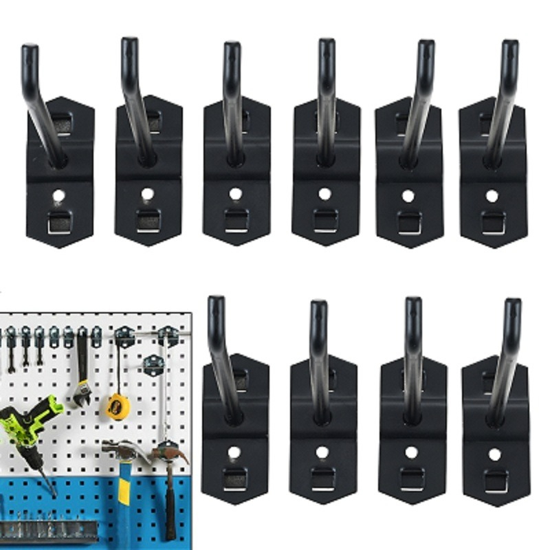 Furniture Hardware Fitting - 10Pcs/set Gantungan Rak Lubang Besi 50mm
