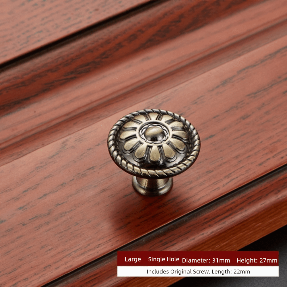 Furniture Hardware Knobs - Gagang Lemari Pakaian Berbahan Perunggu dengan