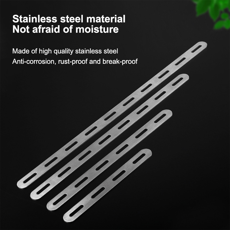 Furniture Hardware Connectors - Braket Sudut Datar Baja Tahan Karat
