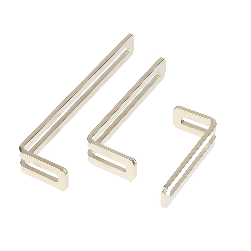 Furniture Hardware Connectors - 1 buah braket sudut berlapis nikel