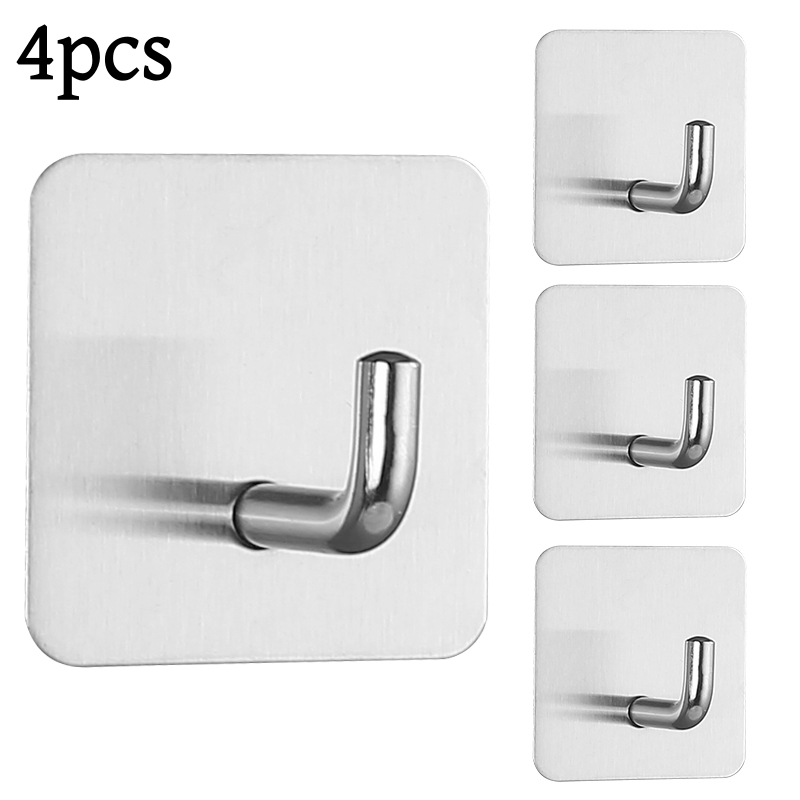 Furniture Hardware Fitting - 2-4 Buah Gantungan Dinding Perekat Tempel