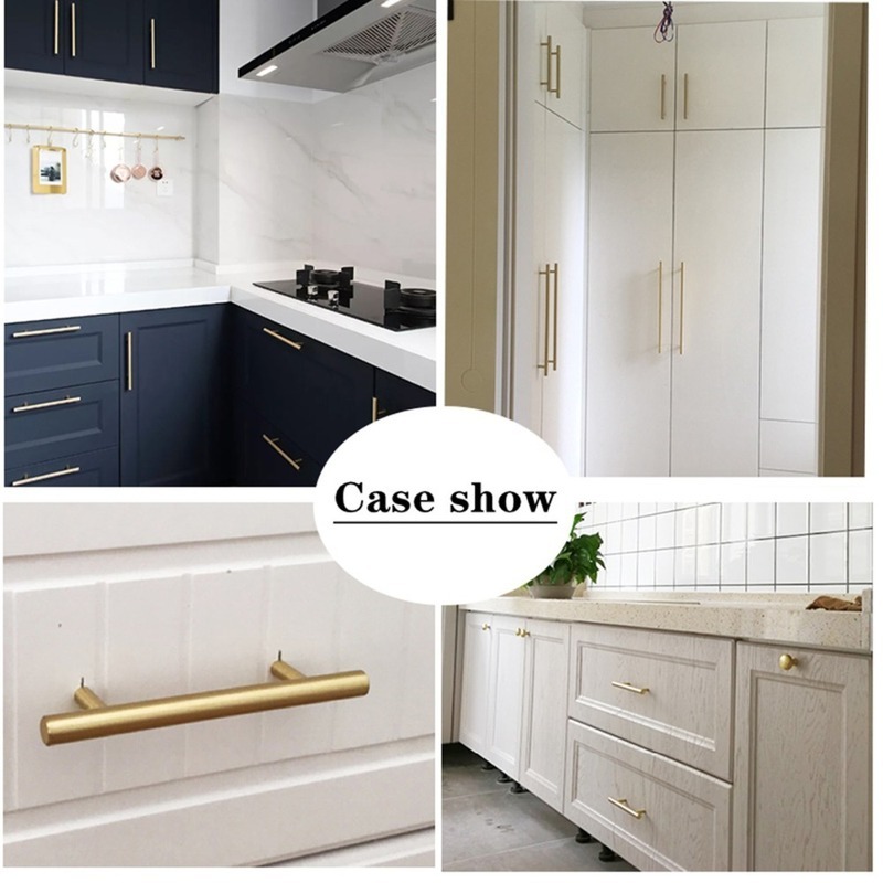 Emas Modern Disikat Lurus Pega - Furniture Hardware Restoration ulasan dan harga