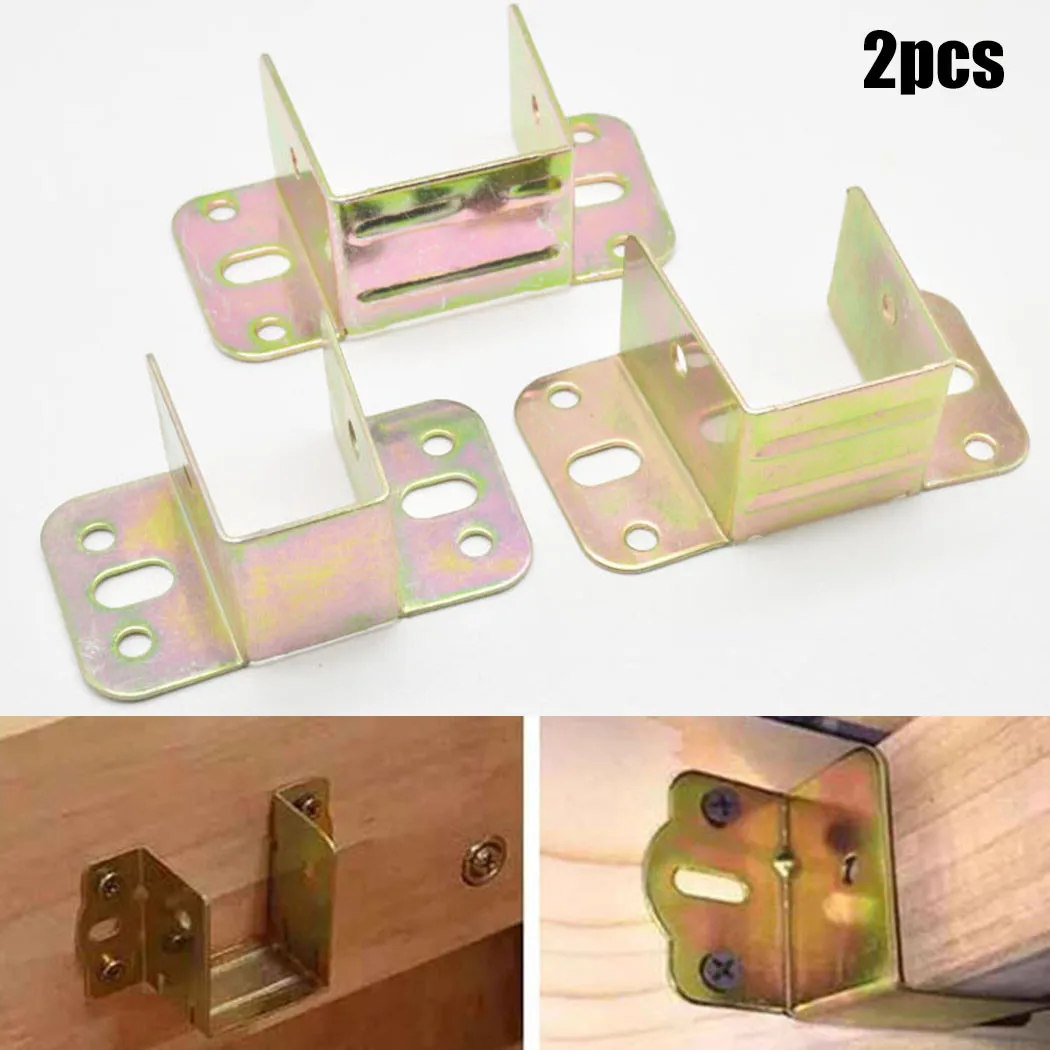 2 buah braket tempat tidur log - Furniture Hardware Connectors ulasan dan harga