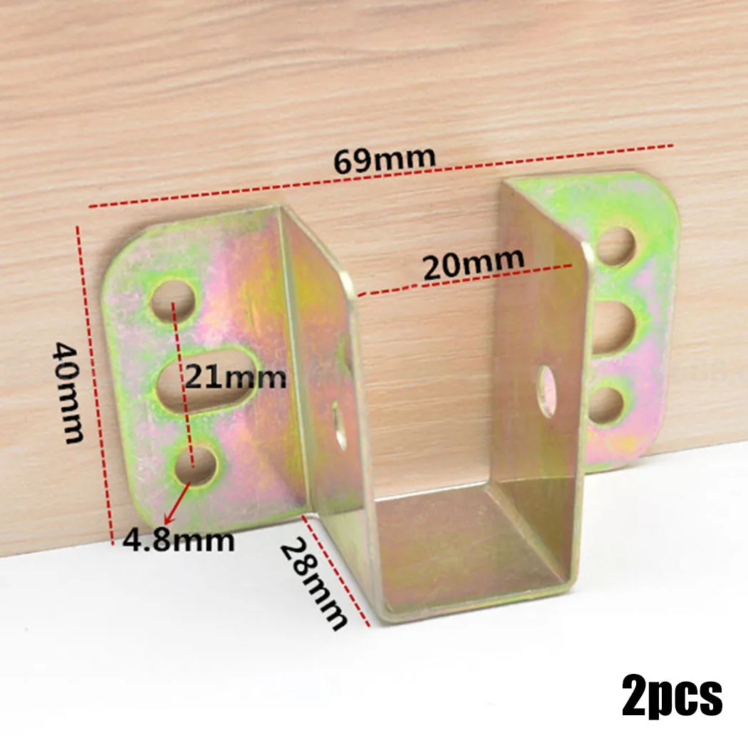 2 buah braket tempat tidur log - Furniture Hardware Connectors ulasan dan harga