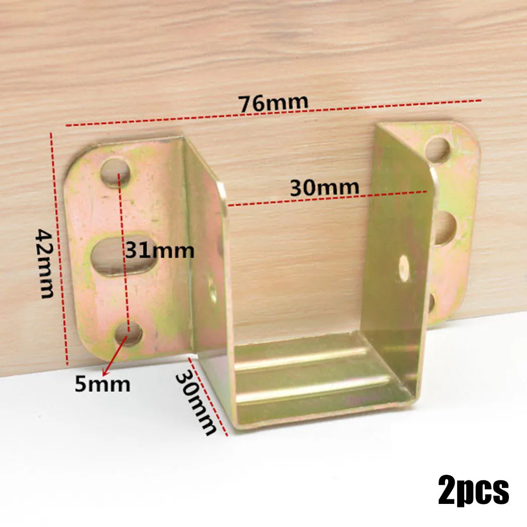 2 buah braket tempat tidur log - Furniture Hardware Connectors ulasan dan harga