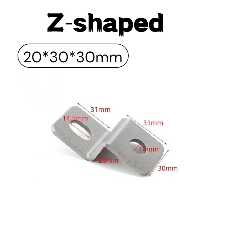 Braket Sudut Bentuk Z dari Baj - Furniture Hardware Connectors ulasan dan harga