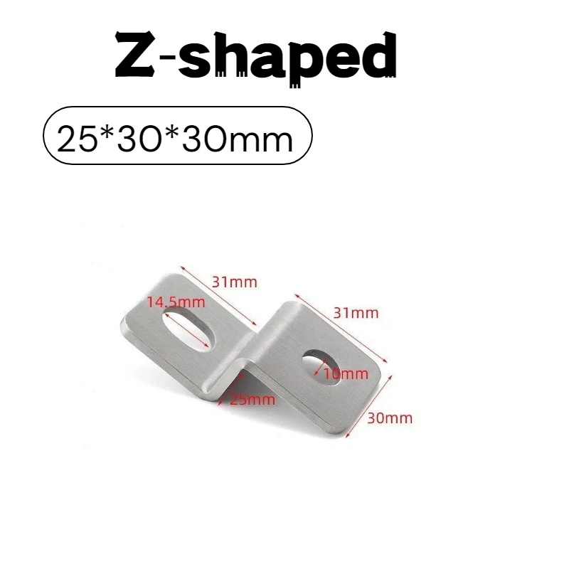 Braket Sudut Bentuk Z dari Baj - Furniture Hardware Connectors ulasan dan harga
