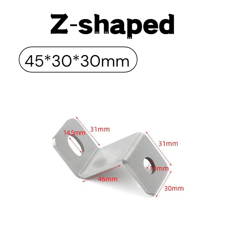 Braket Sudut Bentuk Z dari Baj - Furniture Hardware Connectors ulasan dan harga