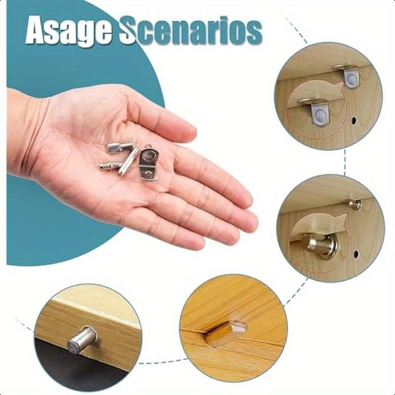 104 Buah Kit Pasak Rak 4 Model - Shelf Peg Support ulasan dan harga
