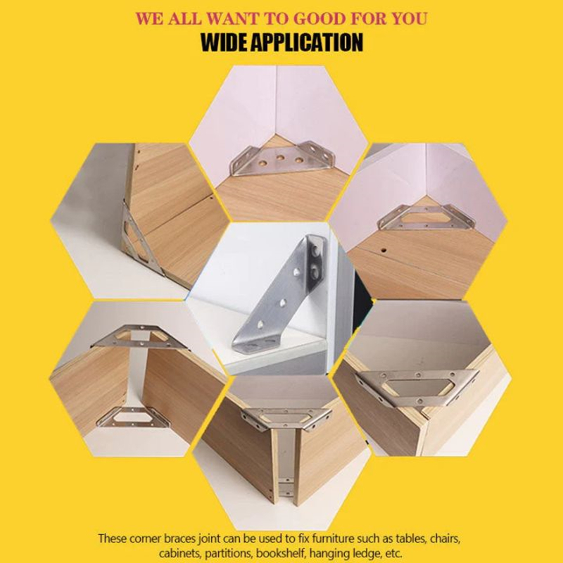 Braket Sudut Furnitur Universa - Furniture Hardware Connectors ulasan dan harga