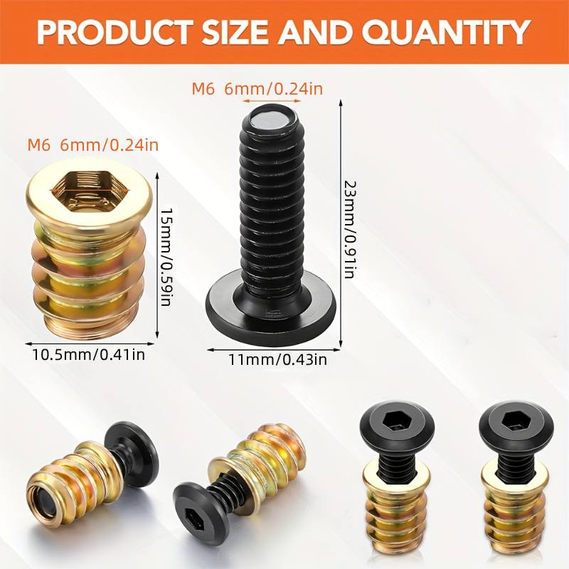 10PCS Kit Alat Kombinasi Sisip - Furniture Hardware Connectors ulasan dan harga