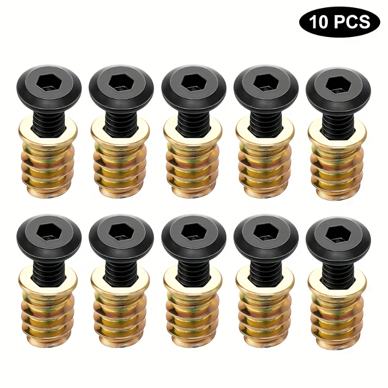10PCS Kit Alat Kombinasi Sisip - Furniture Hardware Connectors ulasan dan harga
