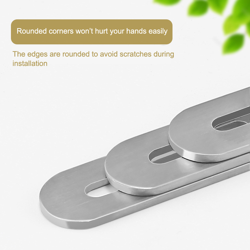 Braket Sudut Datar Baja Tahan  - Furniture Hardware Connectors ulasan dan harga