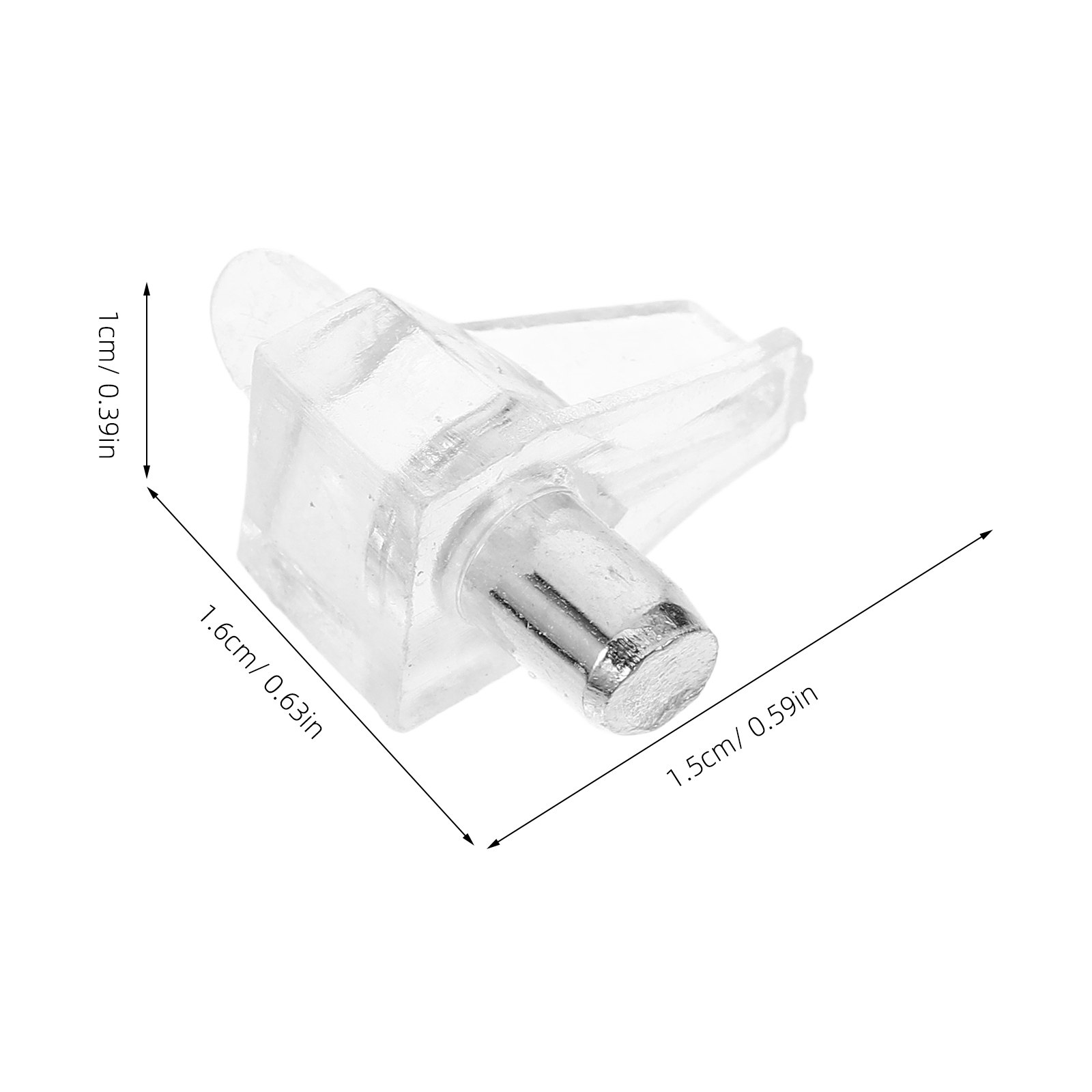 100 buah Penyangga Rak Transpa - Shelf Peg Support ulasan dan harga