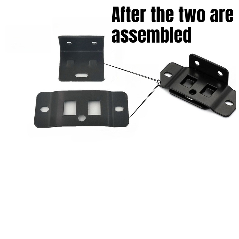 4 Set Klip Pengikat Logam 2-in - Furniture Hardware Connectors ulasan dan harga