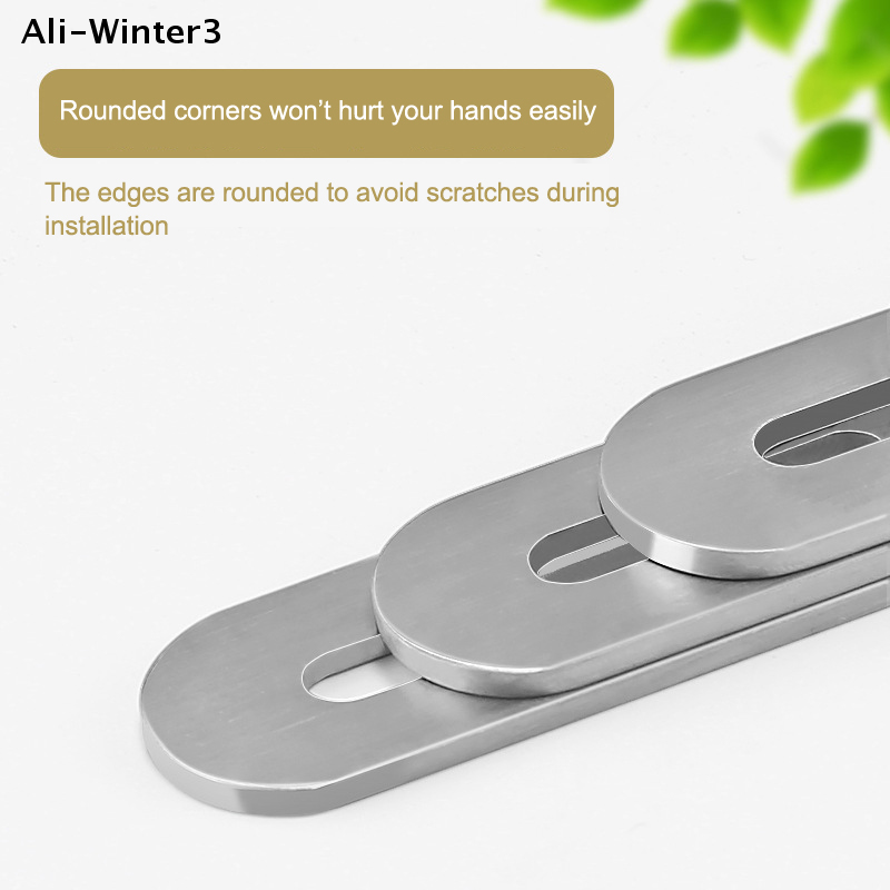 Braket Sudut Datar Baja Tahan  - Furniture Hardware Connectors ulasan dan harga